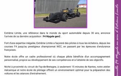 La nouvelle F4 Mygale -Extrême Limite